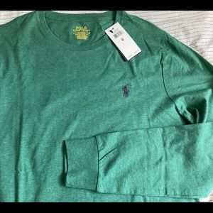 ralph lauren polo long sleeve t shirts M size 175/96A slim fit NWT